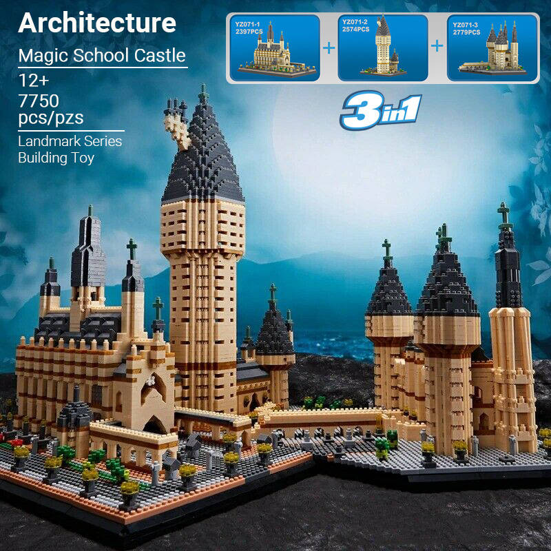 Building Toy Architectural Model Toy Set Color Magic Castle