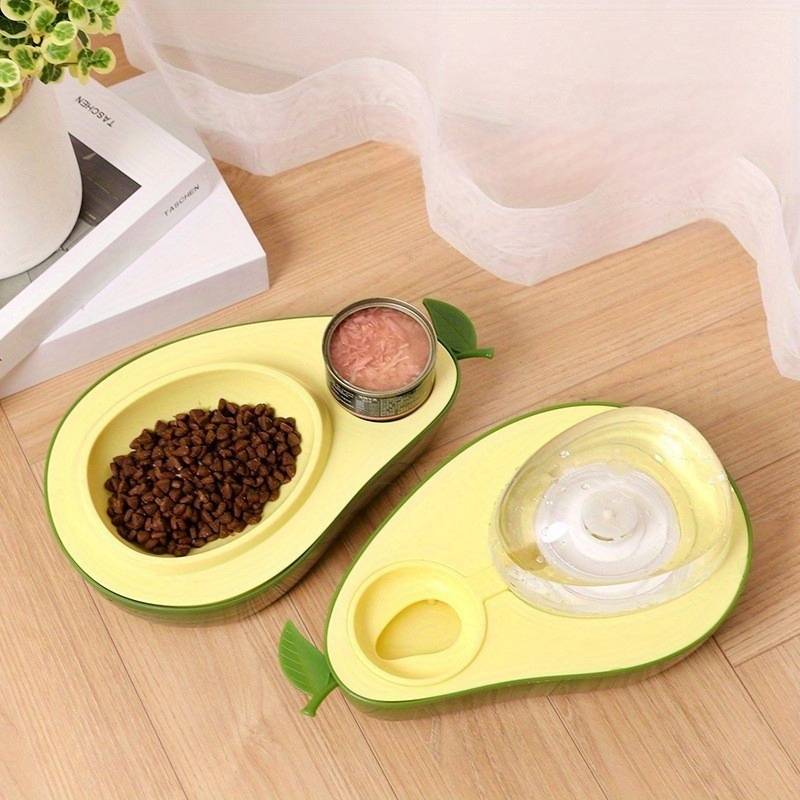Pet supplies color Avocado feeding bowl