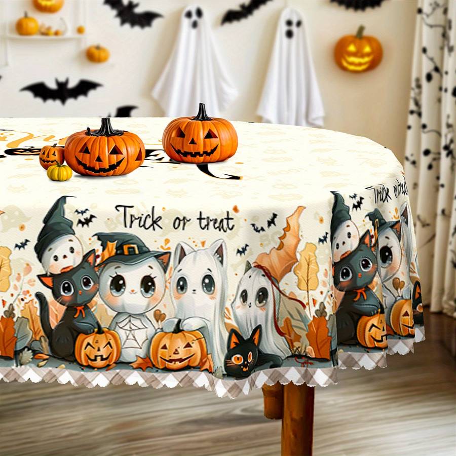 Halloween tablecloth decoration size Rectangle 152.4218.44cm