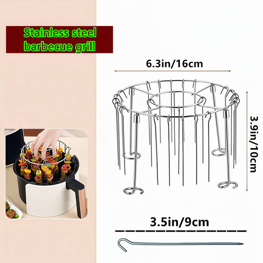 Grill Rack Model Detachable  Upgraded Version Includes Bbq Skewers