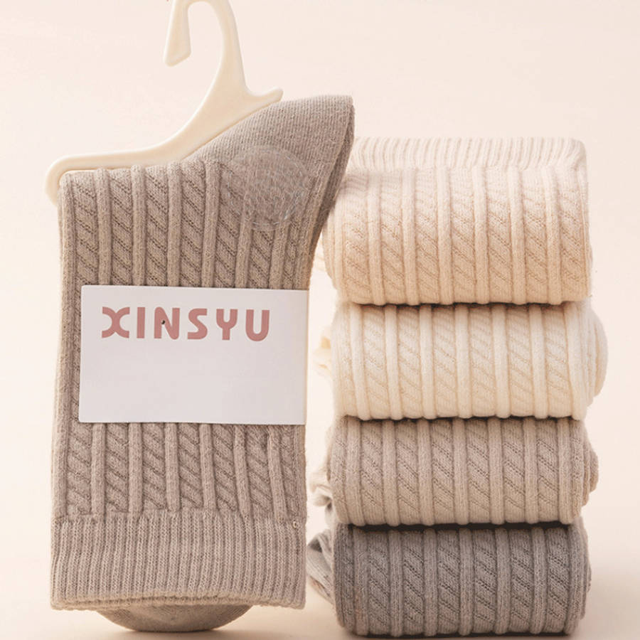 Women S Socks Color 5 Pairs Of Black Size Onesize