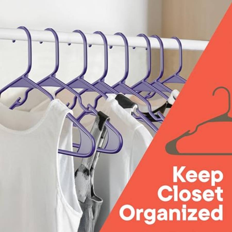 Coat Hanger Color Purple