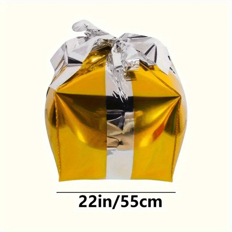 Christmas Gift Boxes Color 3 Random Color Gift Box Balloons