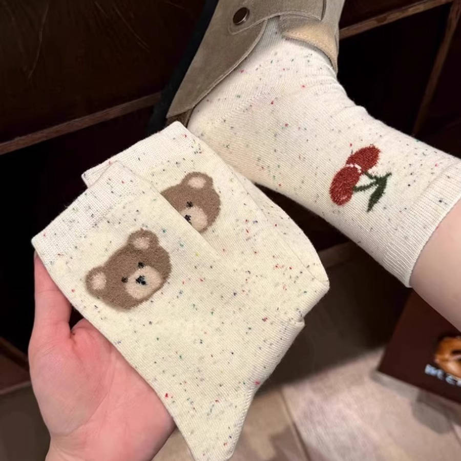 Women S Socks Color 2Bows2Hearts Size One Size Fits All