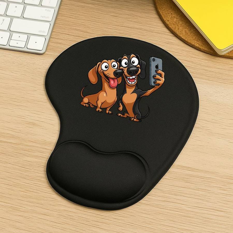 Versatile WearResistant Funny Dachshund Mouse With Wrist For Laptop Workspace