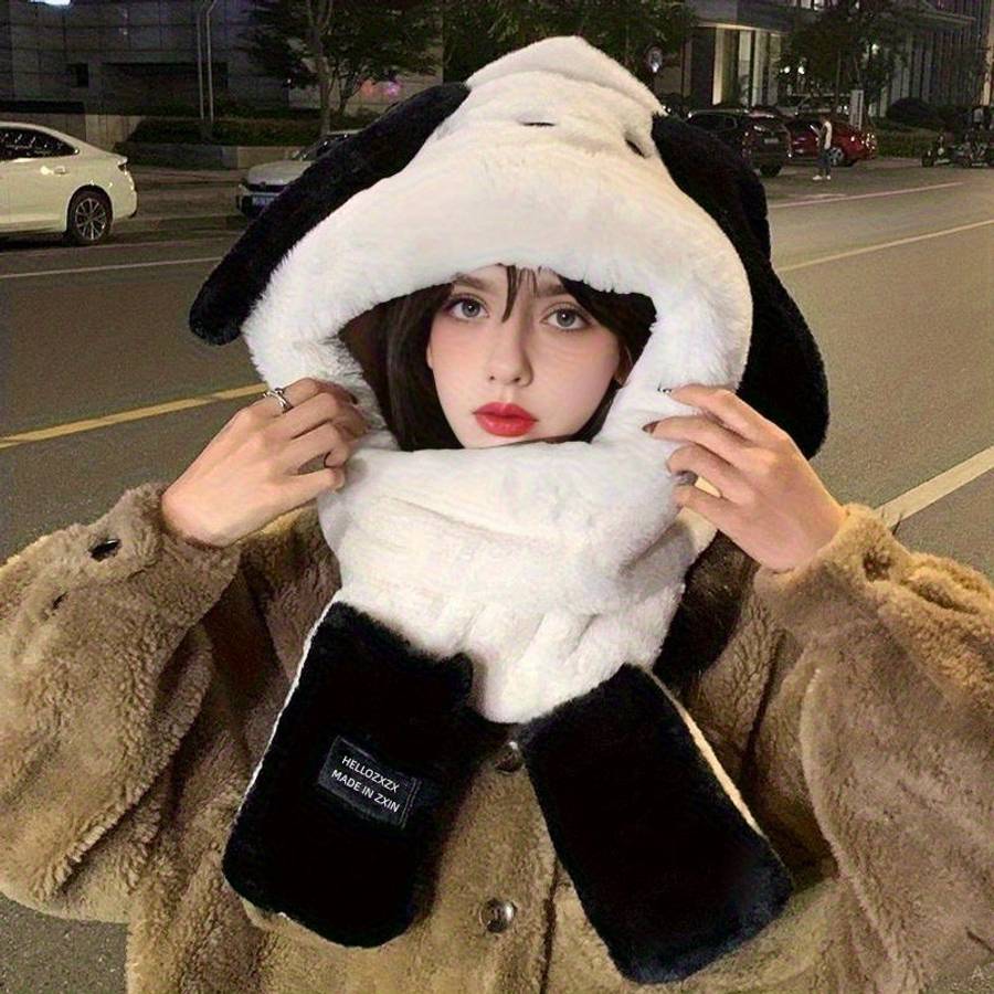 Hat Color Sanrio Cute Integrated Hat