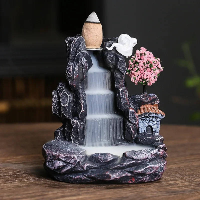 Incense Burner Color  Waterfall A
