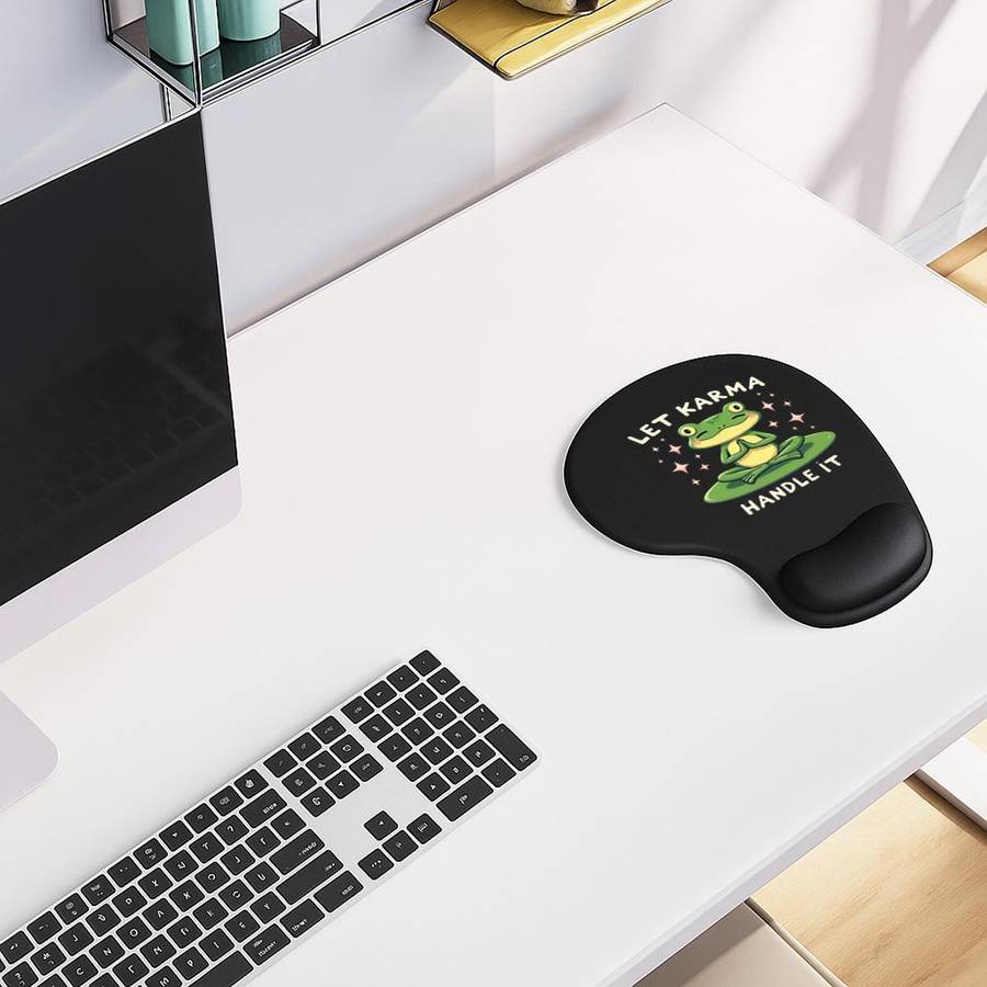 HeavyDuty HighPrecision Anime Frog Mouse With Meditating For Graphic Designers