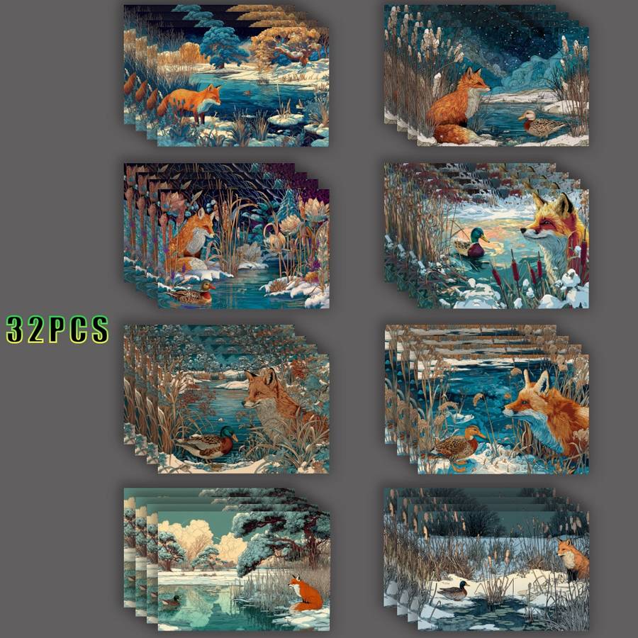 Greeting Cards Quantity 32Pcs