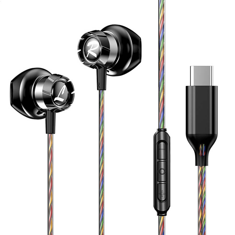 Wired Headphones 3.5Mm Black