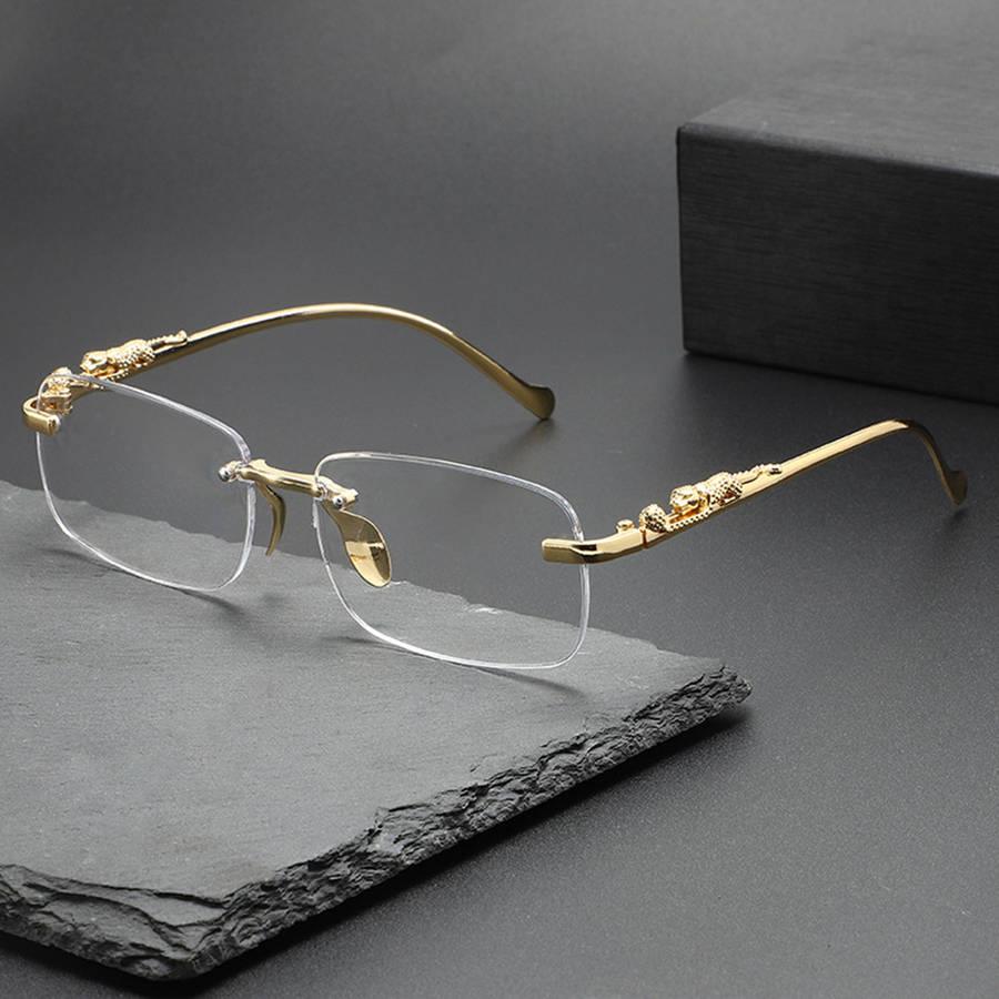 Mens Glasses Color 2Pc Brown