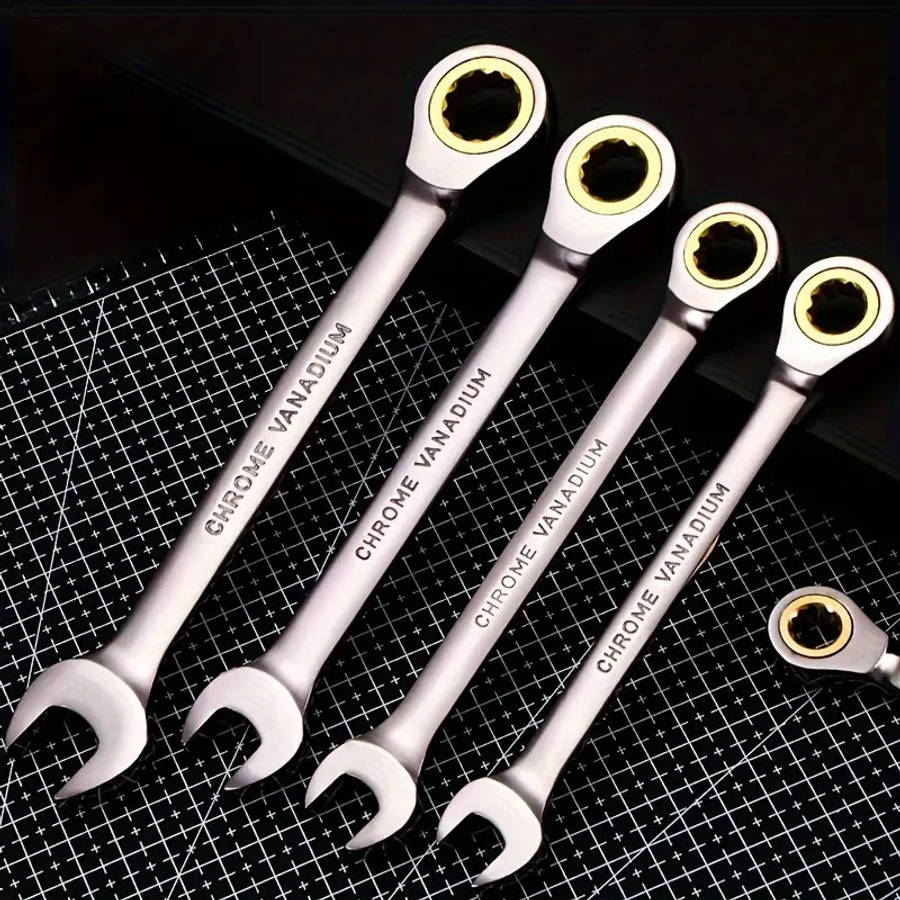 5-Piece Dual-Purpose Ratchet Wrench Set