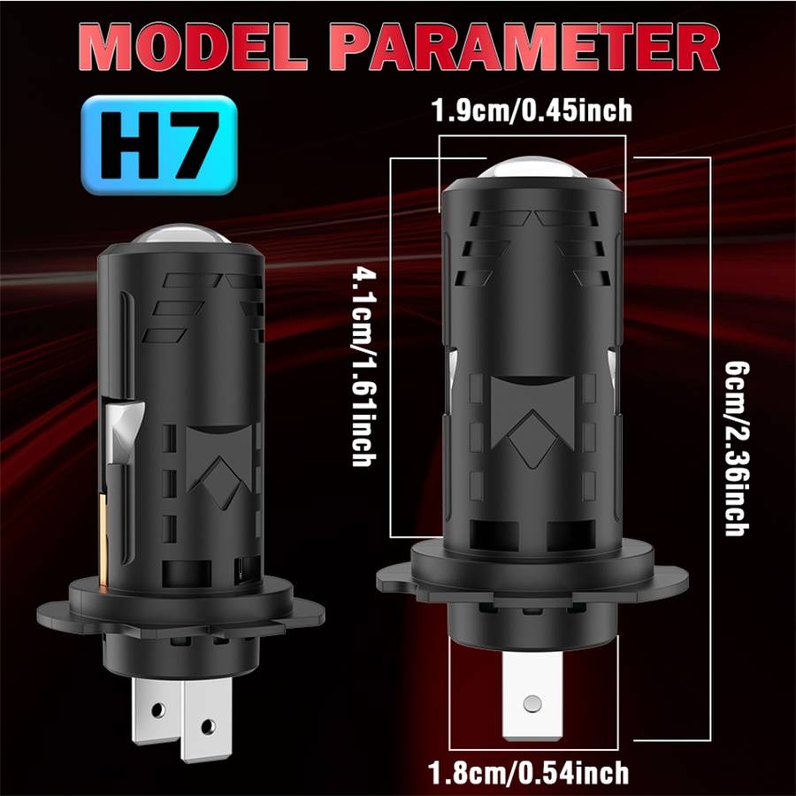 Car Lights Model #H7 Quantity 2Pcs