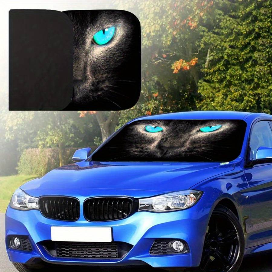 Car Sun Shades Quantity 1 Windshield And Sunshade Mat In Front Of The Car