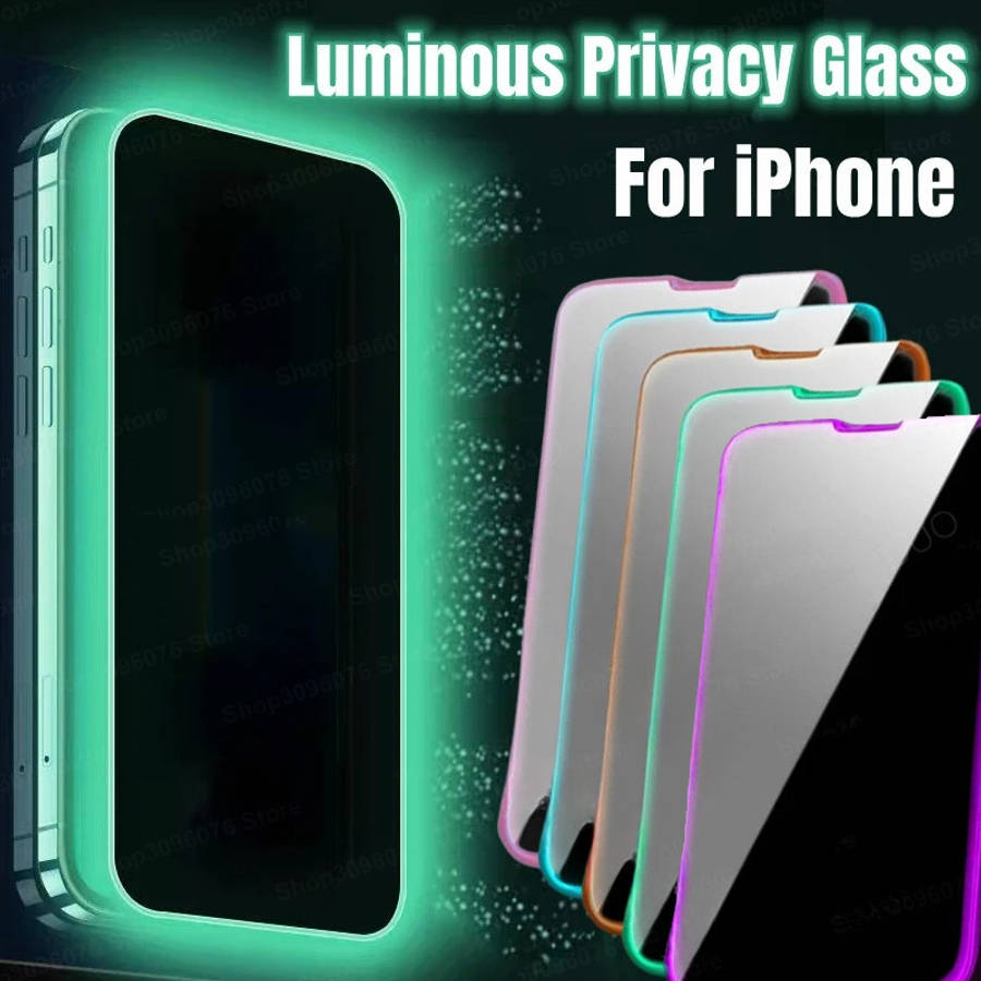 Screen Protector Color 3Pcs Orange Privacy Compatible Model Iphone 13