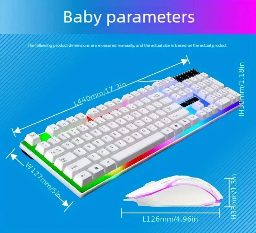 Keyboard Color white