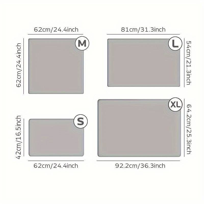 Pet supplies color Gray    L  81x 54cm  Model Upgrade Thickened