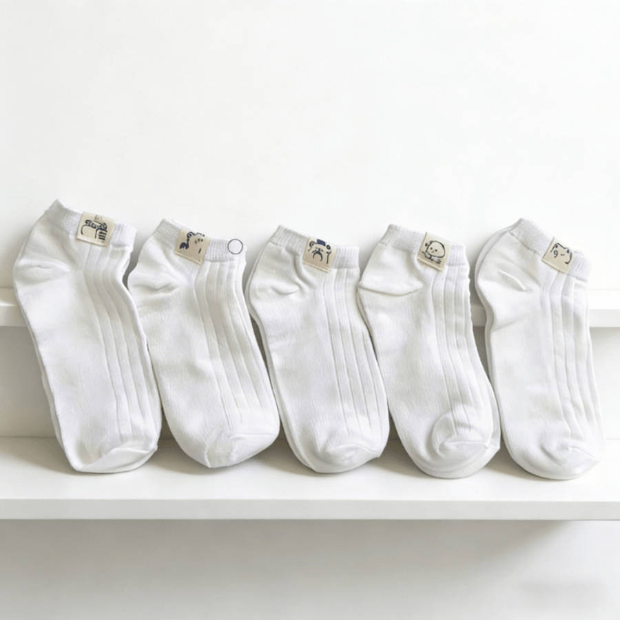 Women S Socks Color 5Pairs Mixed Size Onesize