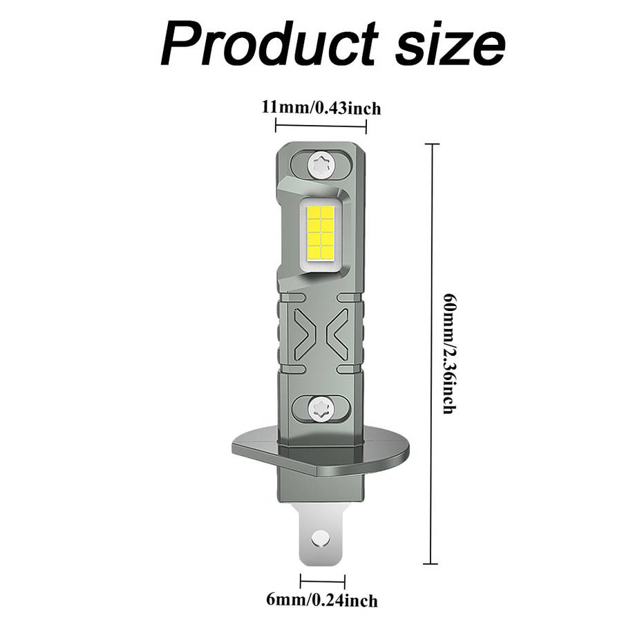 Car Lights Color 2Pcs H1