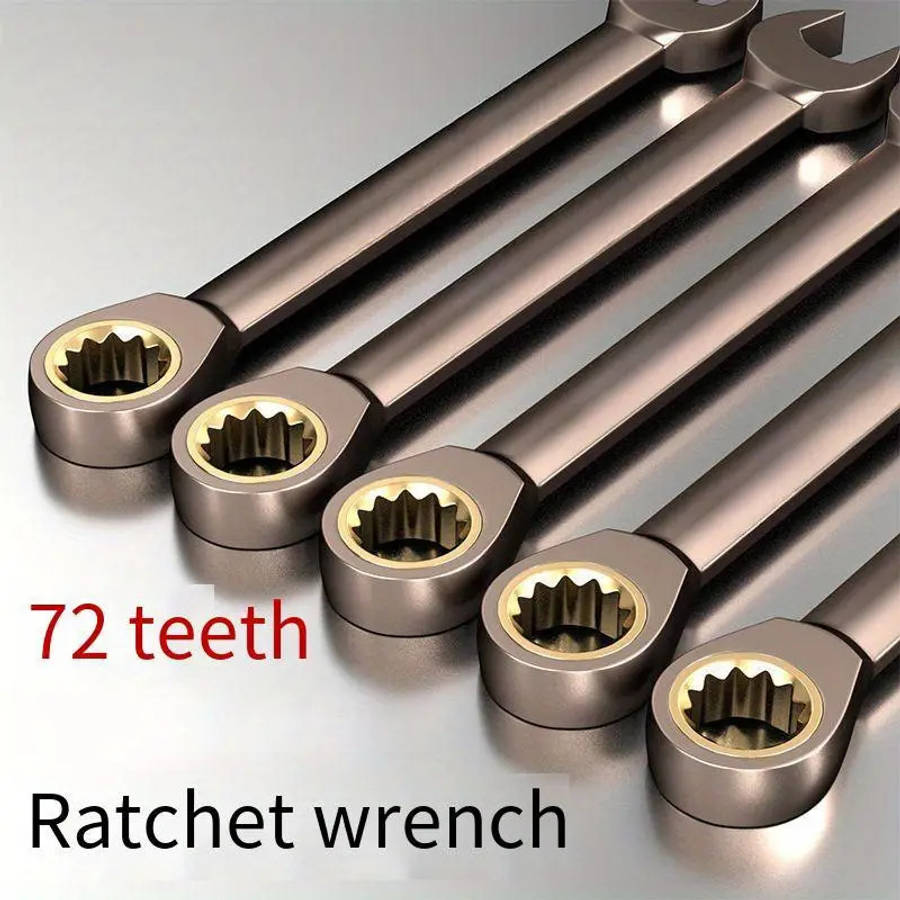 5-Piece Dual-Purpose Ratchet Wrench Set
