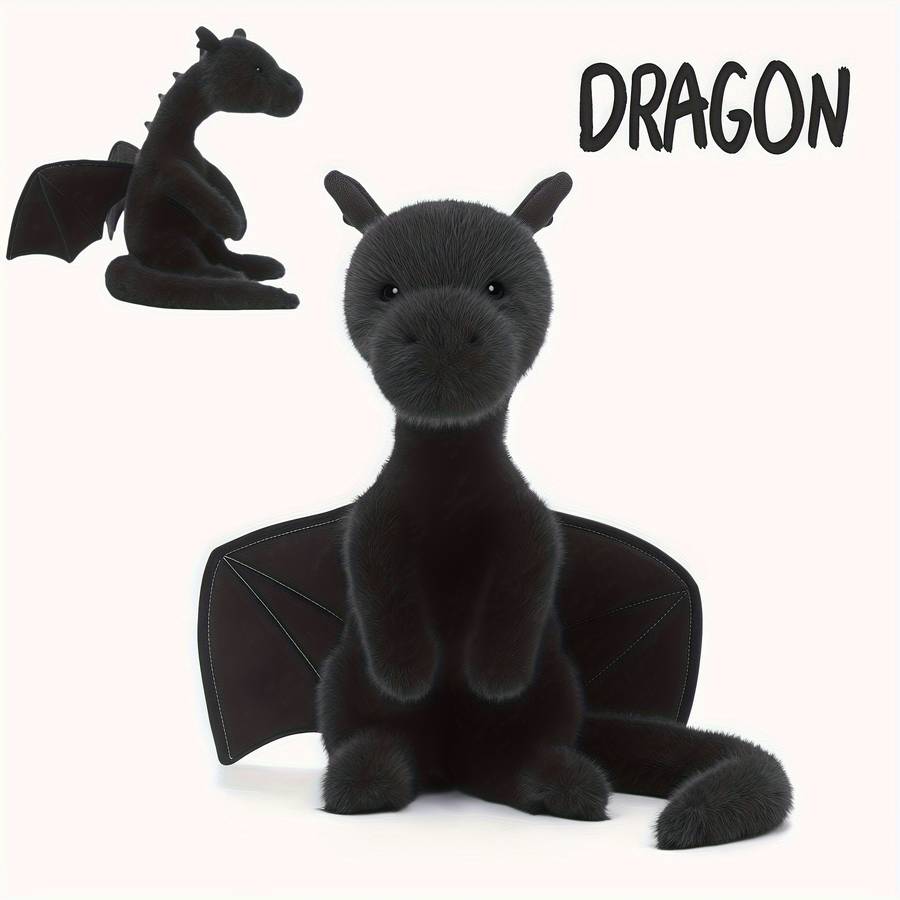 Plush Toyss Items black dragon