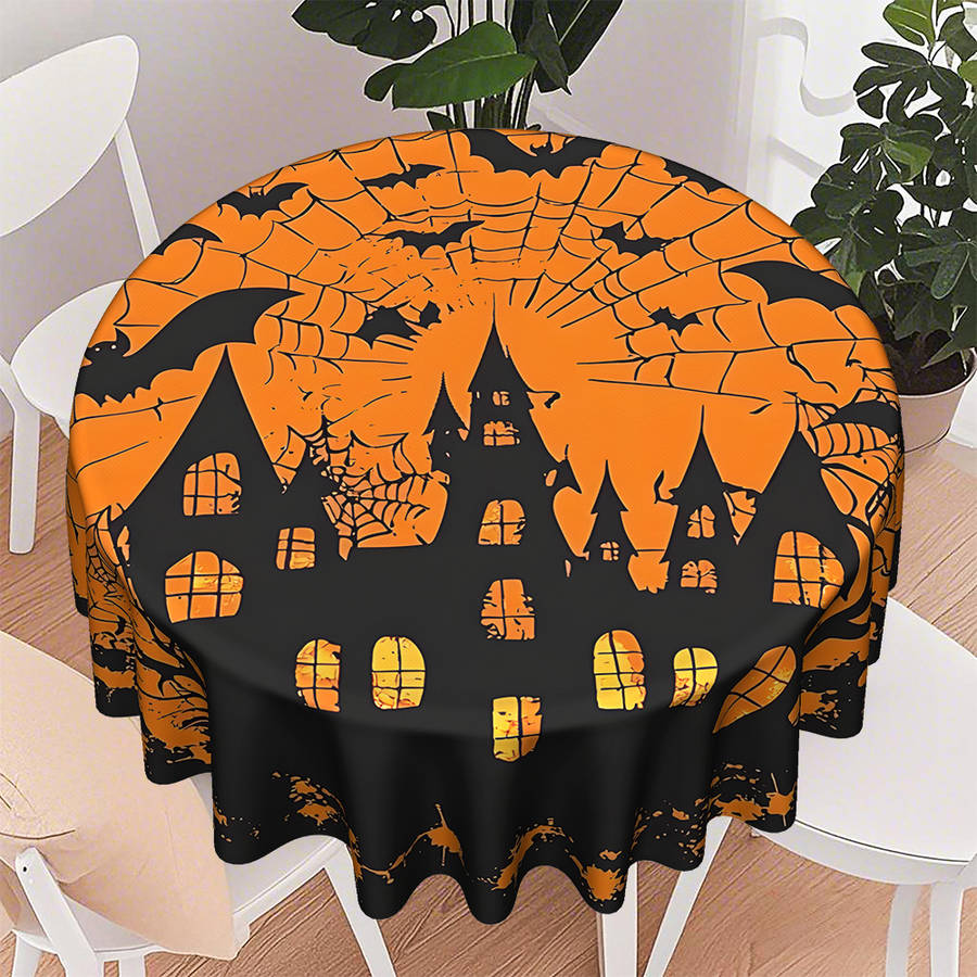Halloween tablecloth decoration size 177.8 cm x 177.8 cm