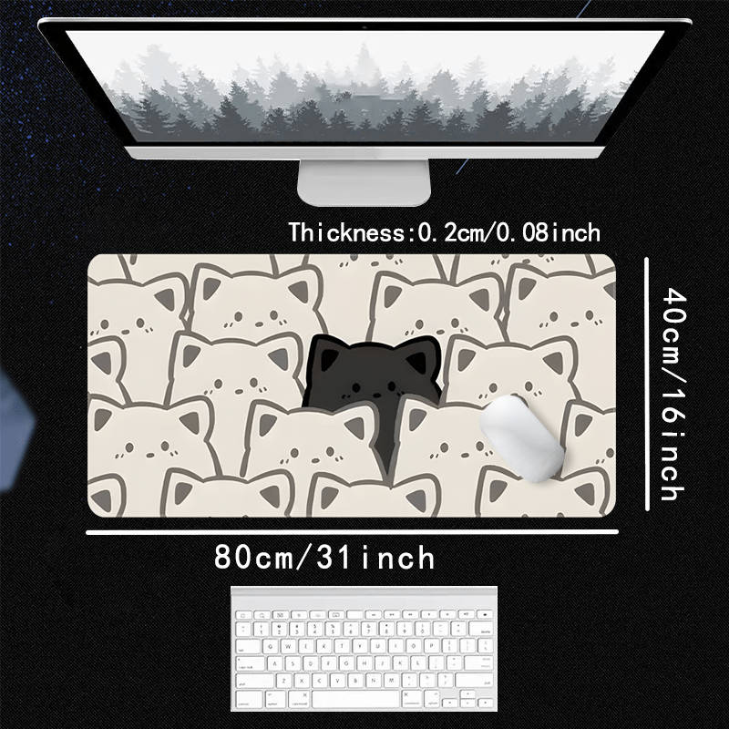 Mouse Pad Size 35X16Inch
