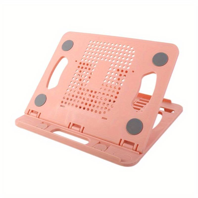 Computer Stand  Size 25.4To 33.02 Cm Items Pink Rotatable Base Laptop Stand