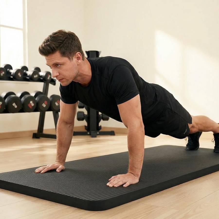 Yoga Mat Exclusive Premium Luxury Quality 5 Style Thickened Black