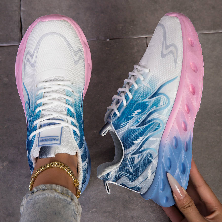 Women S Sneakers Color Blue Sizeuk 9