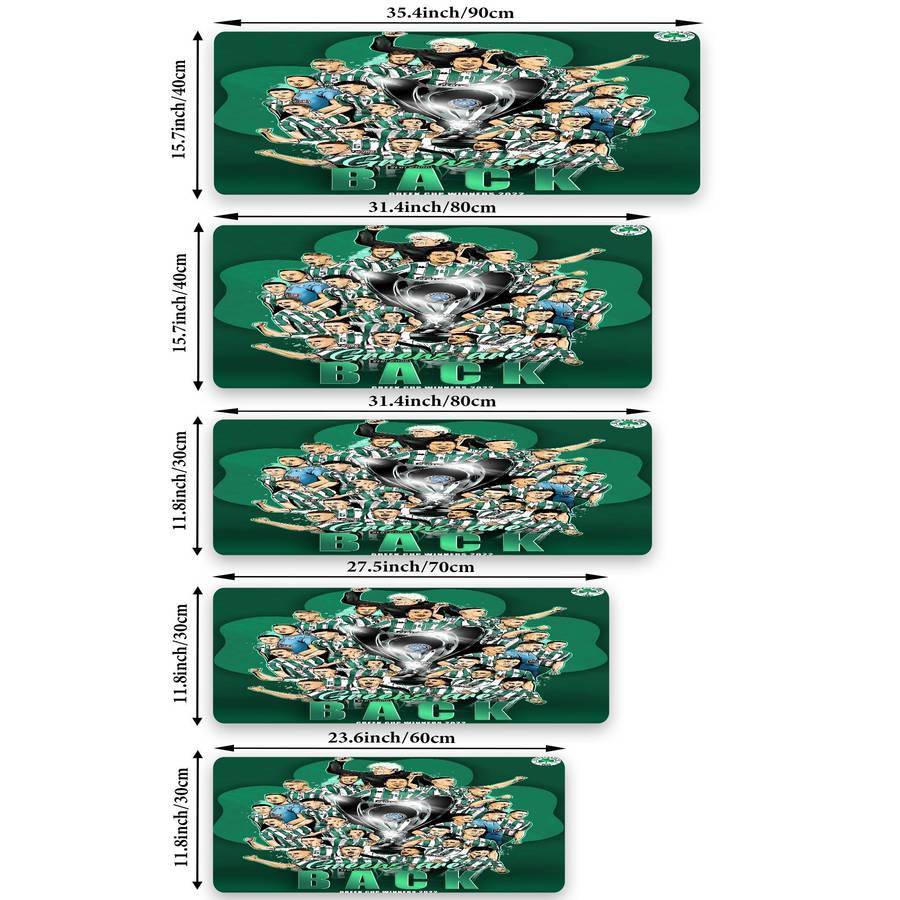 Mouse Pad Color White Size 60X30Cm
