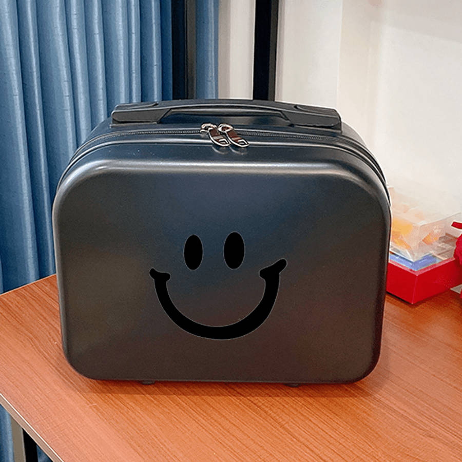 Super Inch Portable Cosmetics Travel Bag Lightweight Suitcase Makeup Organizer W