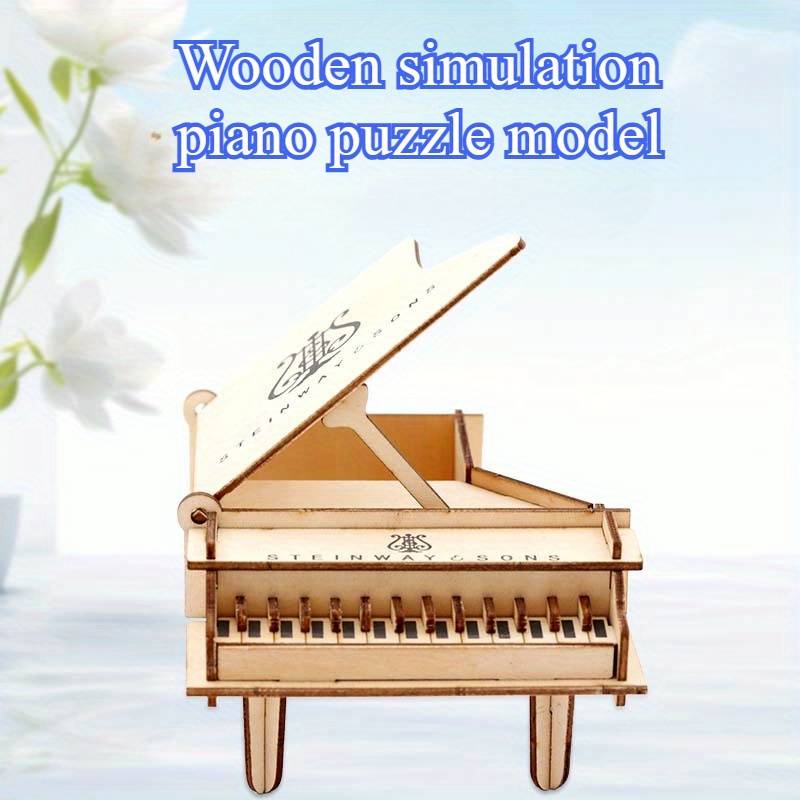 3D Puzzle Musical Instrument Model Color Piano Model