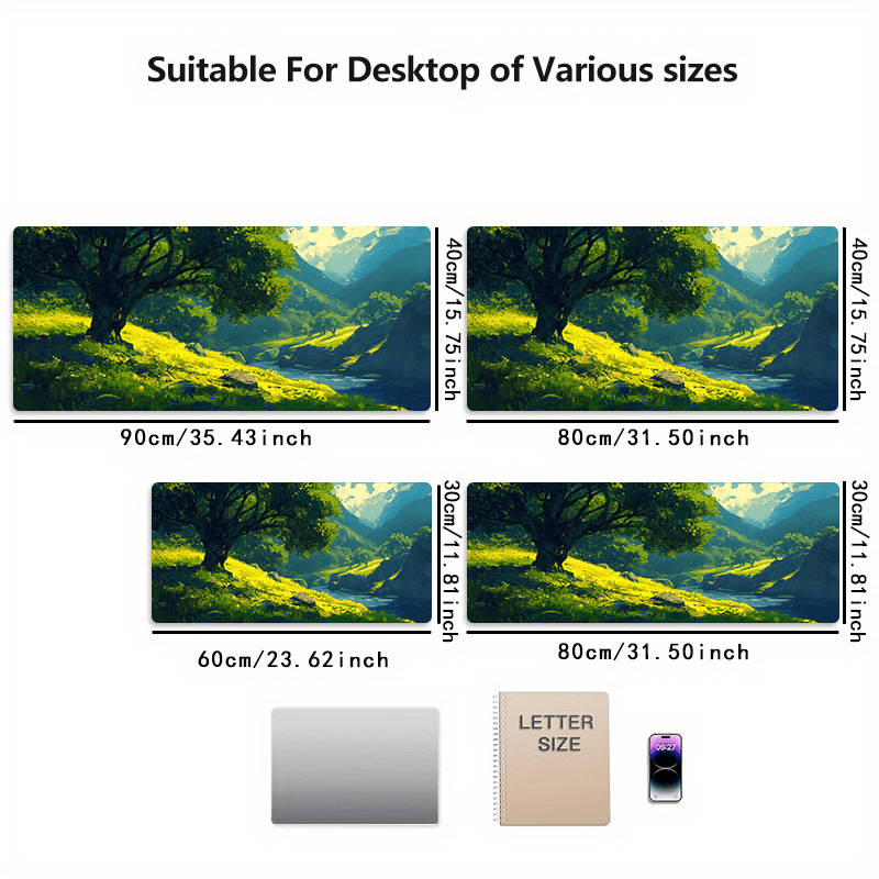 Mouse Pad Size 31.50X15.75Inches