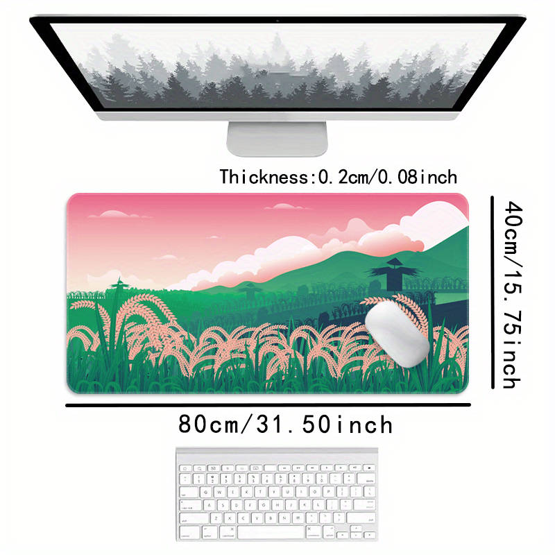 Mouse Pad Size 31.50X15.75Inches