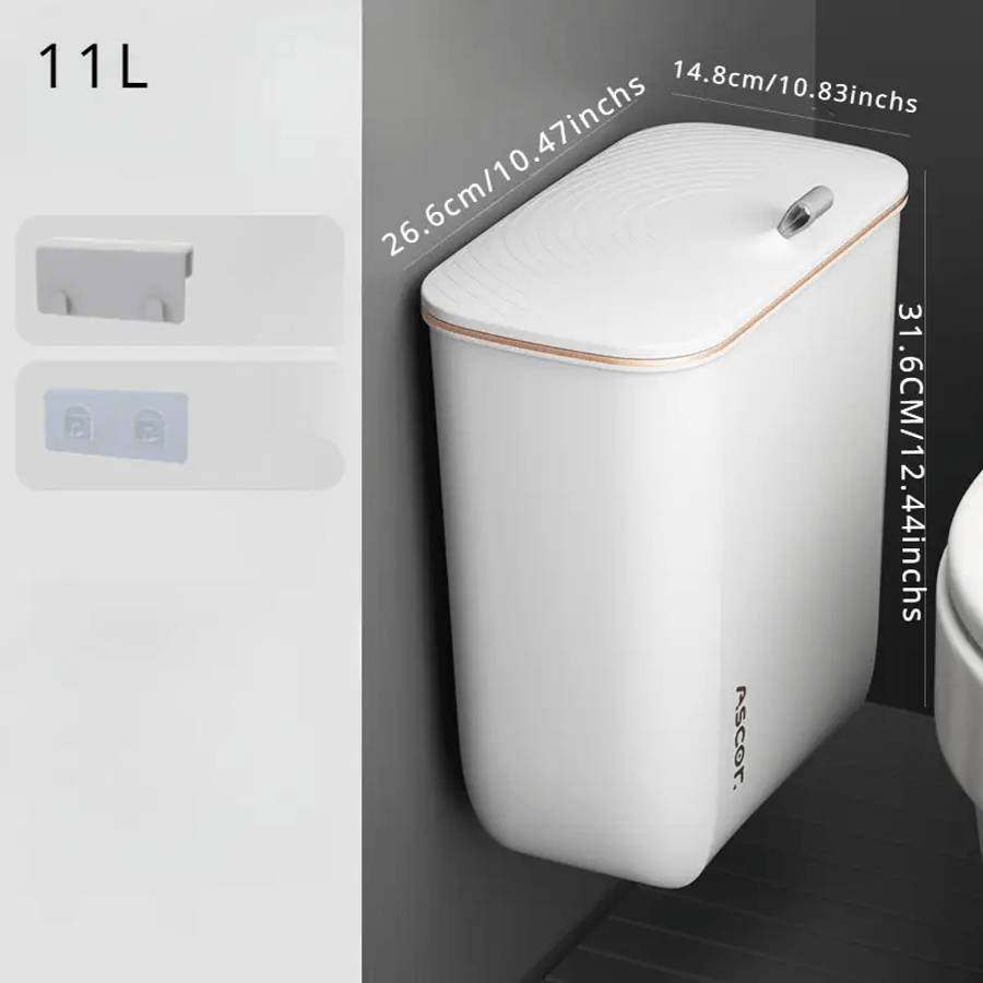 Garbage Can Color White