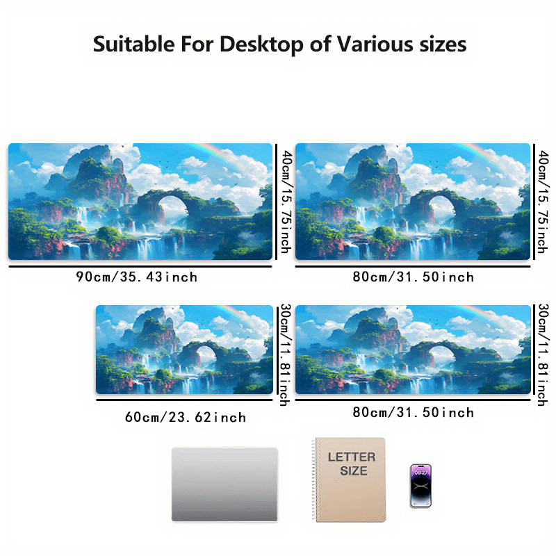 Mouse Pad Size 31.50X15.75Inches