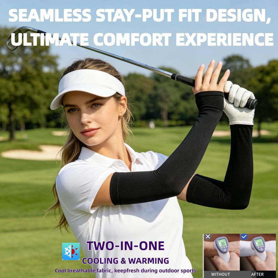 Sunscreen Sleeves Color 15 Pairs 5 Black 5 White 5 Gray