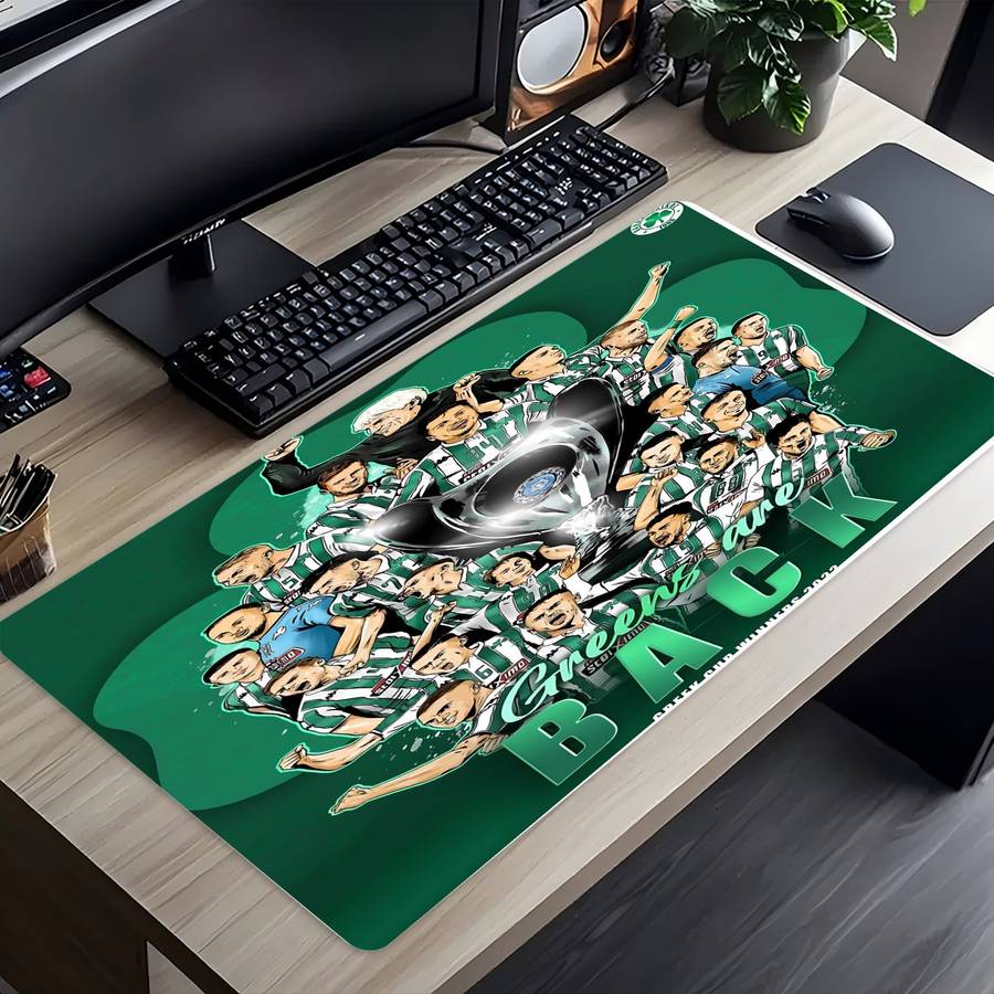 Mouse Pad Color White Size 60X30Cm
