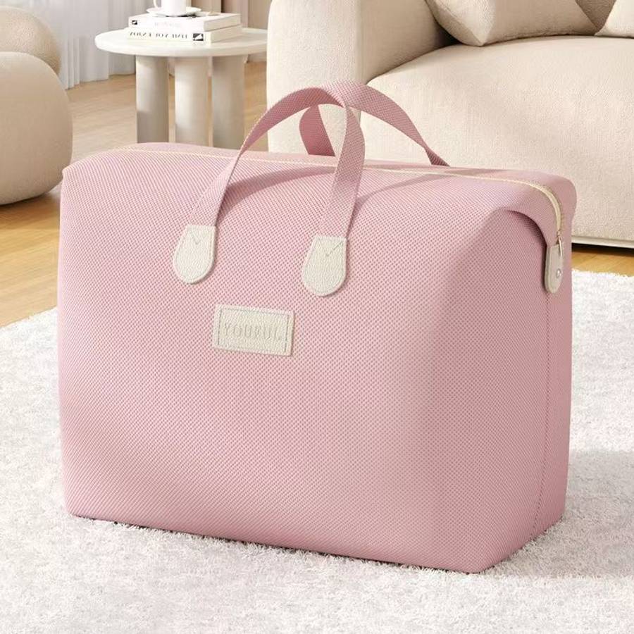 6Pcs Travel Bag Luggage Bag For Quilt Lotus Size M
