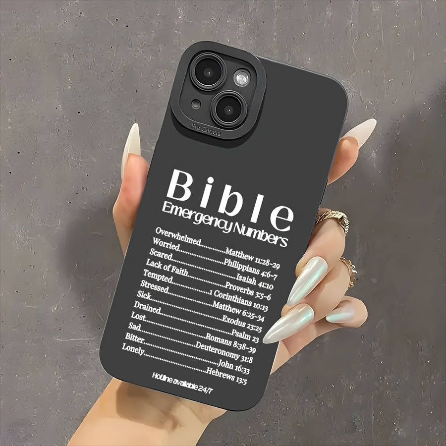 1Pc Black For iPhone 15 Pro Phone Case Phone Cover