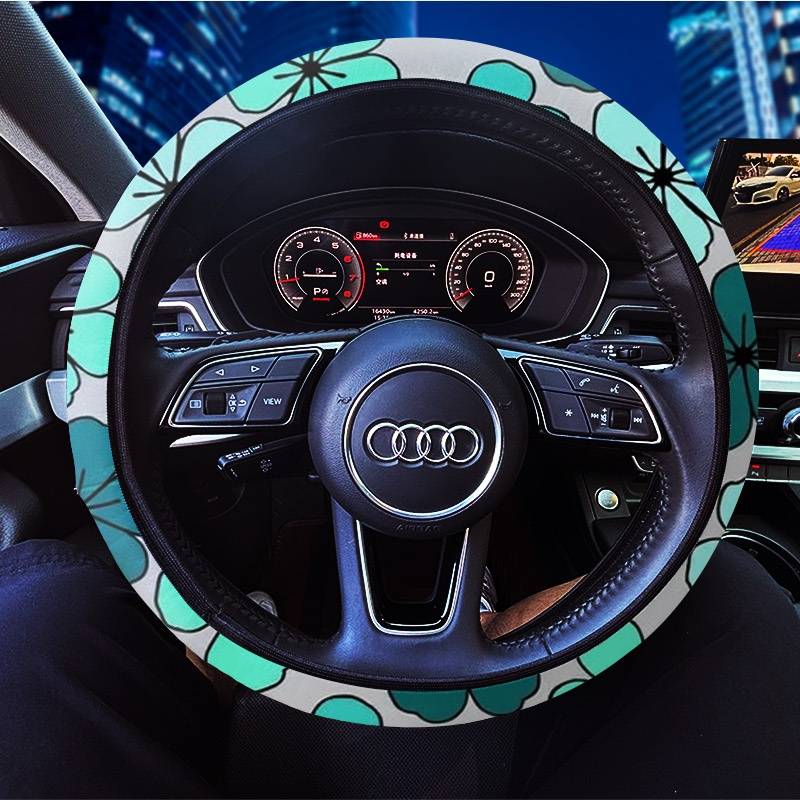 Car Steering Wheel Cover 38X38 Style Digital Printing