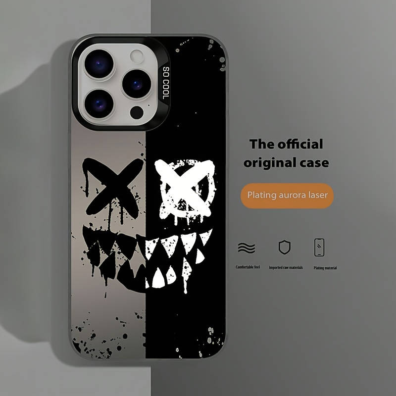 1Pc Black For iPhone 16 Pro Phone Case Phone Cover