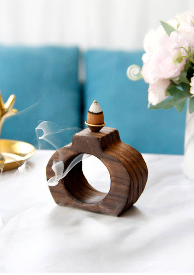 Incense Burner Color  Black Wood Incense Burner