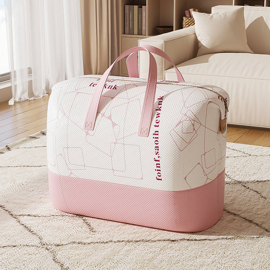 2Pcs Heavy Duty Moving Storage Totes Clothes Milk Coffee Size 52X 45X10Cm