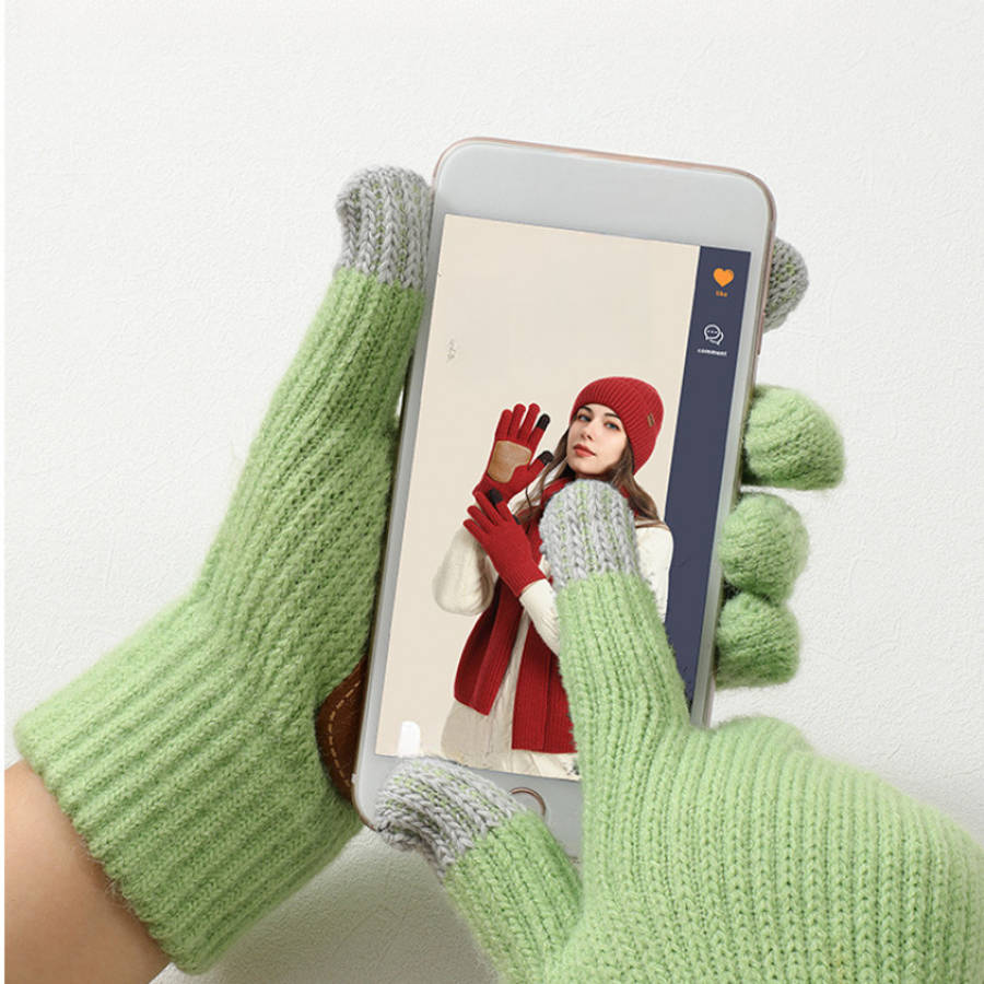 Gloves Color Orange