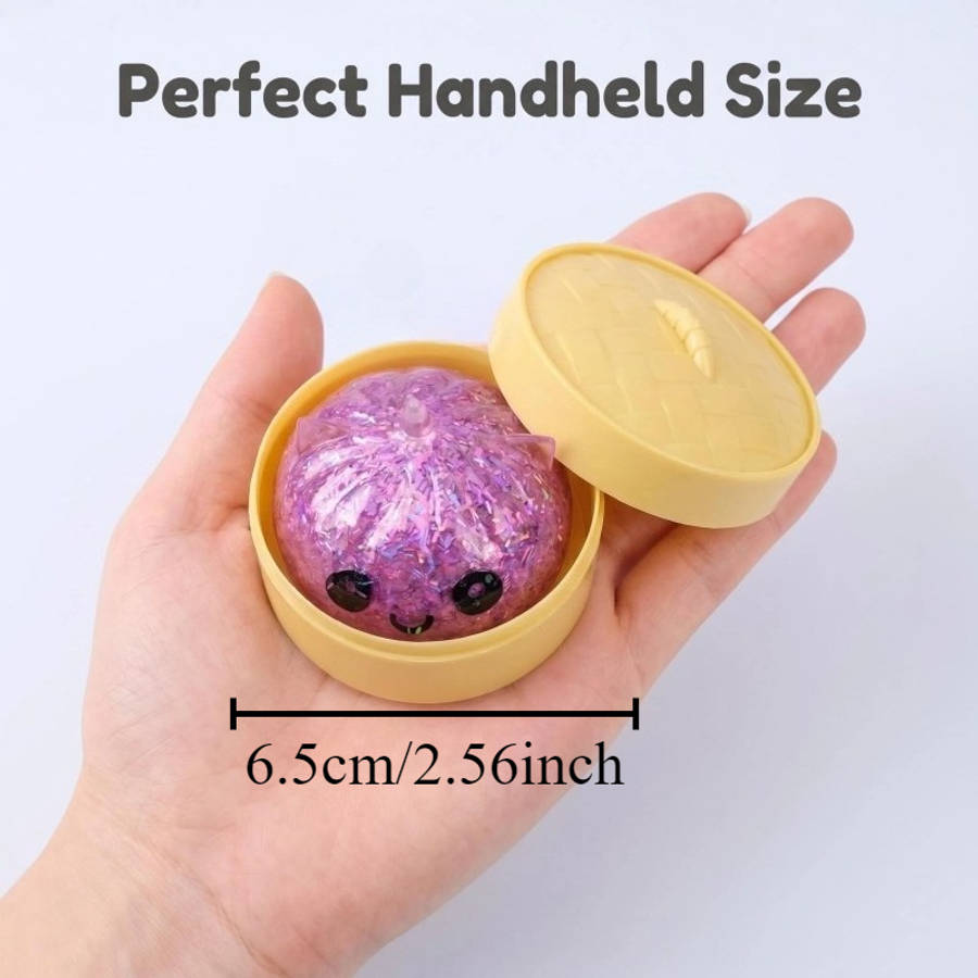 Squeezable Toys Items Random Colors And Styles Style 2Pcs1Steamed Bun 1 Steamer Basket