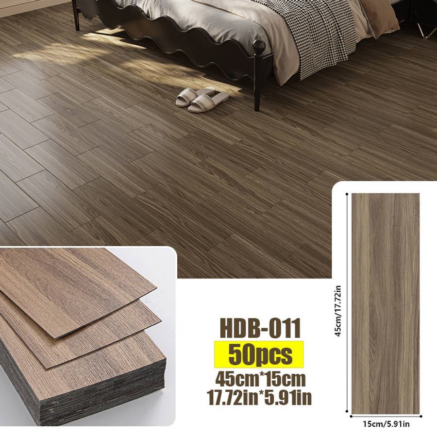 Self Adhesive Floor Stickers Hdb 011 45*15Cm 50Pcs
