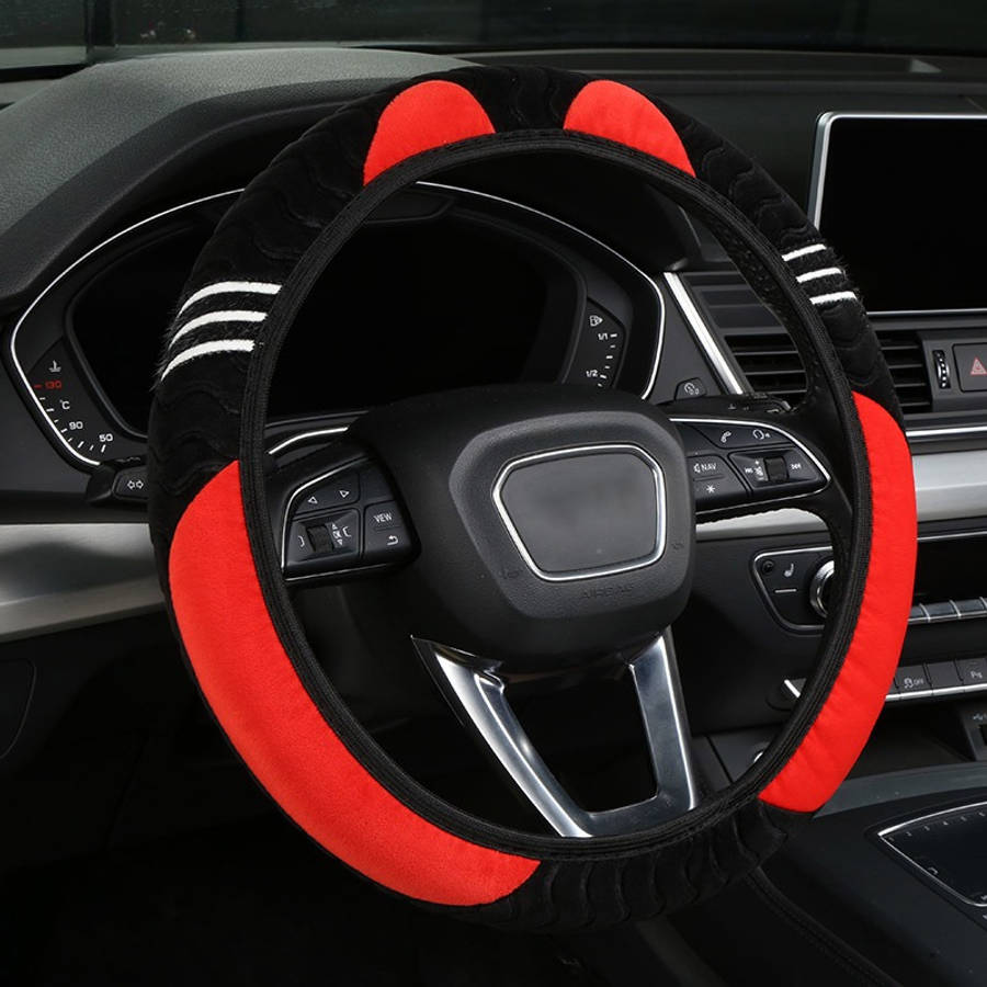 Car Steering Wheel Cover Gray Quantity  /Set