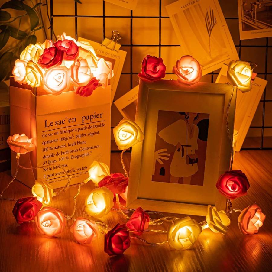 Christmas Lights Pink Size 149.96Cm 150.11Cm